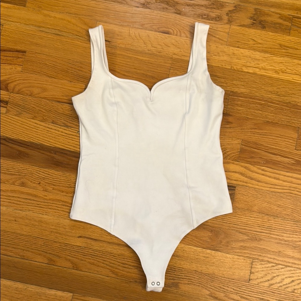 Corset style White One Piece